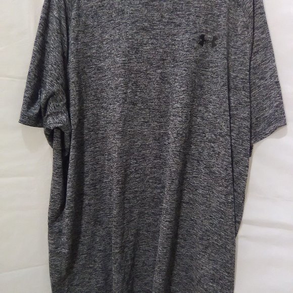 Under Armour Men's Short Sleeve Shirt Athletic Tech Tee Color Gray/Black… - Picture 4 of 6